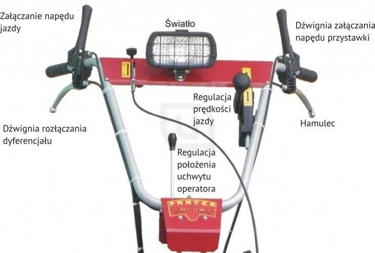 Dwunożowa kosiarka mulczująca Dakr Panter FD-3 500 M91 PRO