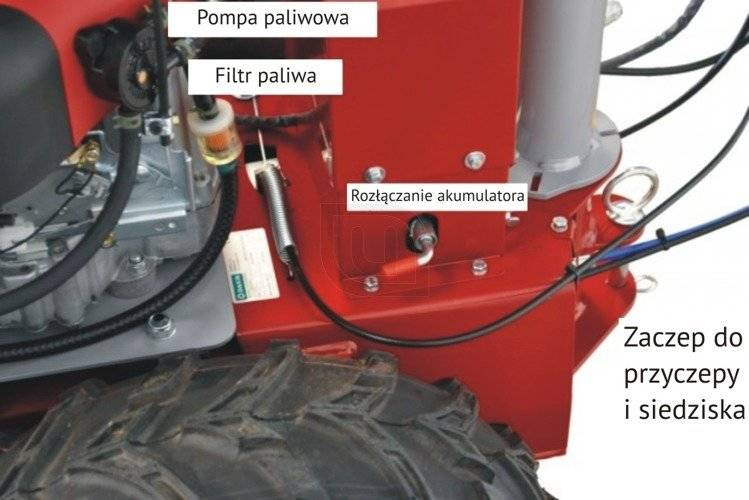 Ciągnik jednoosiowy Dakr Panter FD-3 PRO 500